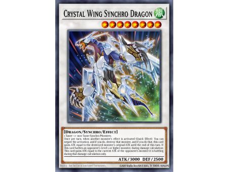 Crystal Wing Synchro Dragon (Super Rare)