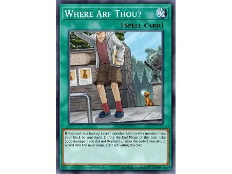 Where Arf Thou? (Super Rare)