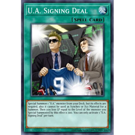 U.A. Signing Deal (Super Rare)