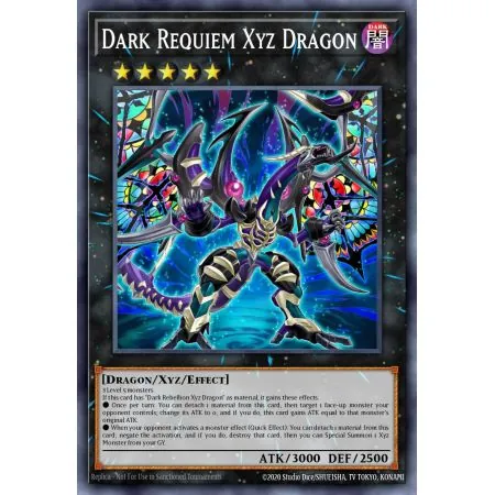 Dark Requiem Xyz Dragon (Ultimate Rare)
