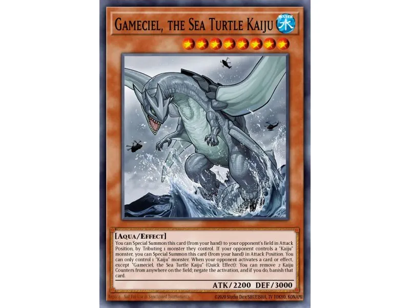 Gameciel, the Sea Turtle Kaiju (Super Rare)