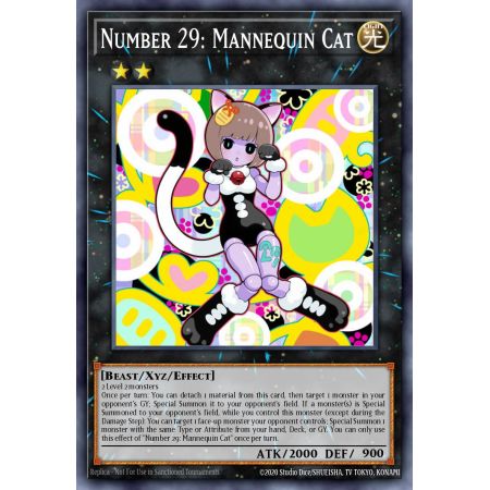 Number 29: Mannequin Cat (Super Rare)