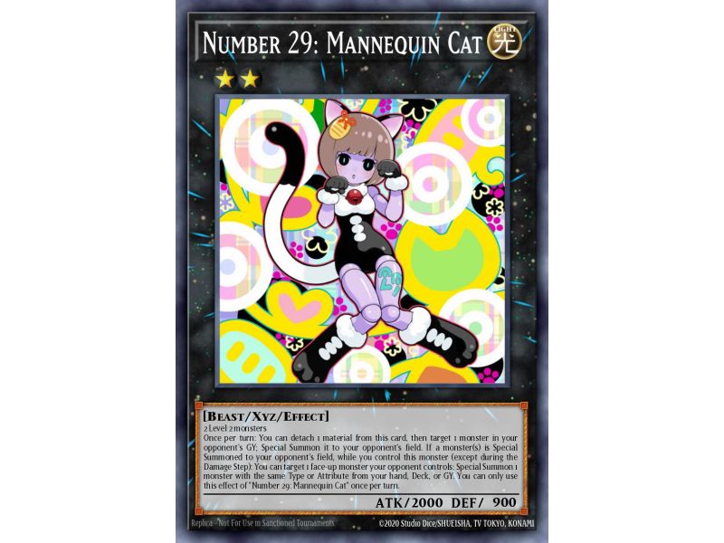 Number 29: Mannequin Cat (Super Rare)