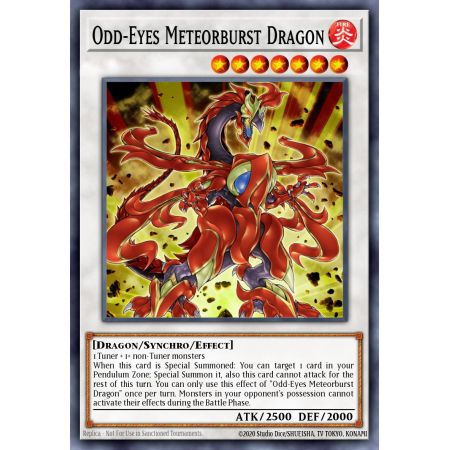 Odd-Eyes Meteorburst Dragon (Common)