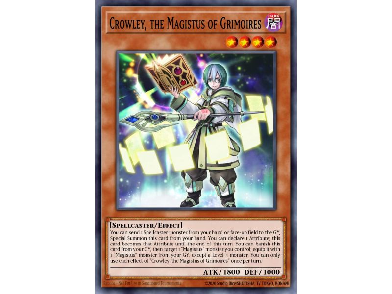 Crowley, the Magistus of Grimoires (Common)