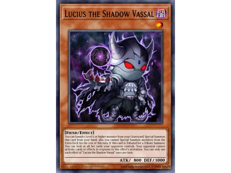 Lucius the Shadow Vassal (Super Rare)
