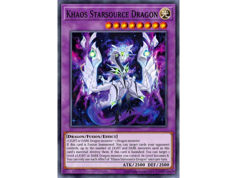 Khaos Starsource Dragon (Super Rare)