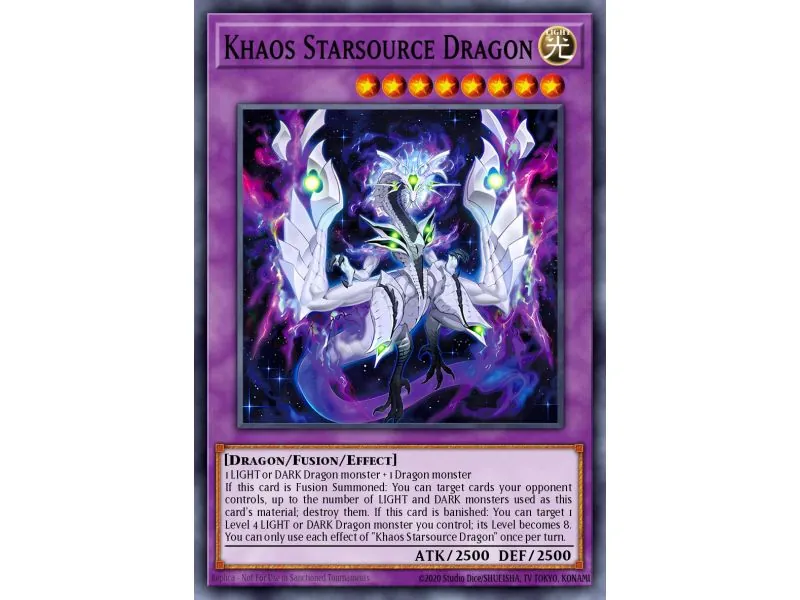 Khaos Starsource Dragon (Super Rare)
