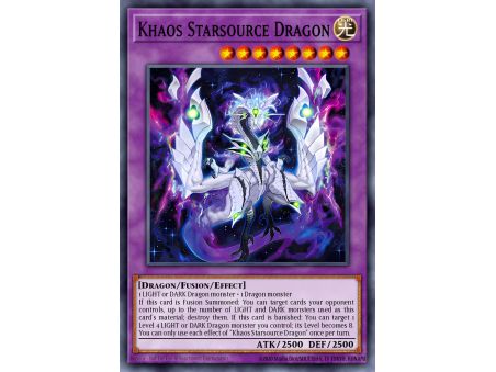Khaos Starsource Dragon (Super Rare)