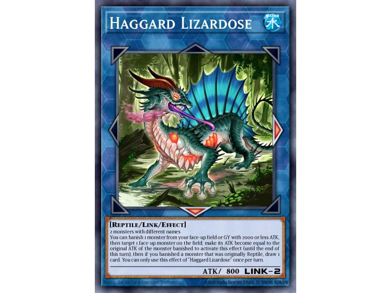 Haggard Lizardose (Super Rare)