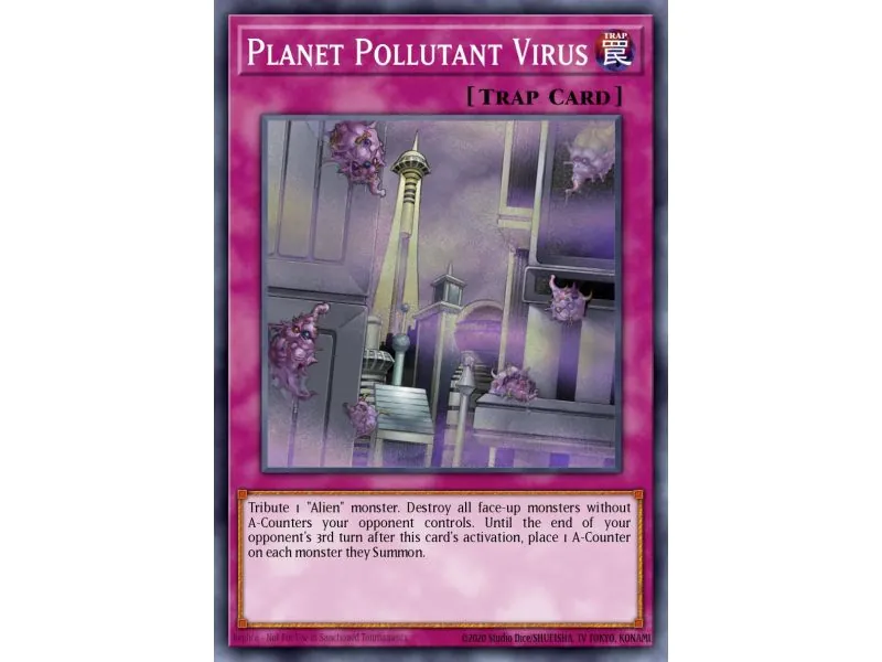 Planet Pollutant Virus (Super Rare)