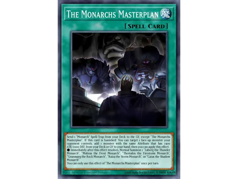 The Monarchs Masterplan (Super Rare)