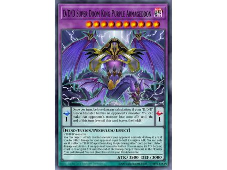 D/D/D Super Doom King Purple Armageddon (Common)