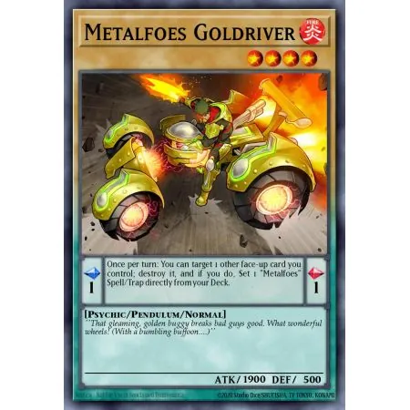 Metalfoes Goldriver (Super Rare)