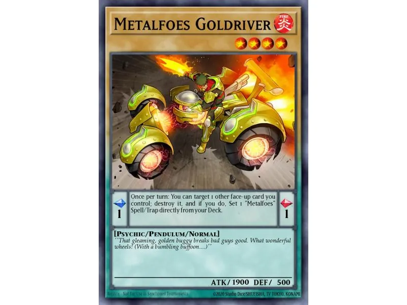 Metalfoes Goldriver (Super Rare)