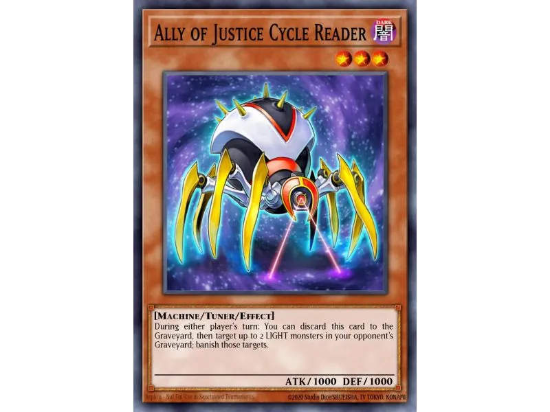 Ally of Justice Cycle Reader (Super Rare)