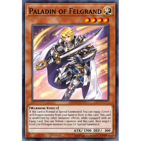 Paladin of Felgrand (Super Rare)