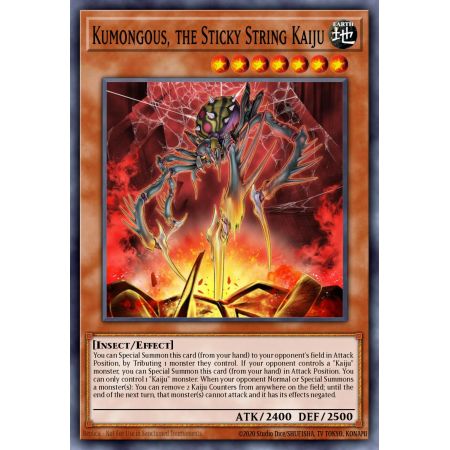 Kumongous, the Sticky String Kaiju (Super Rare)