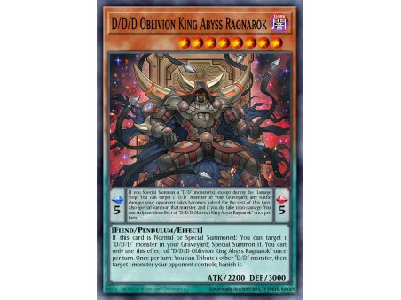 D/D/D Oblivion King Abyss Ragnarok (Super Rare)