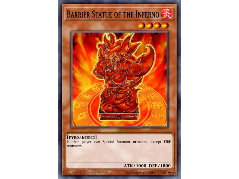 Barrier Statue of the Inferno (Common)