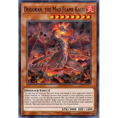 Dogoran, the Mad Flame Kaiju (Super Rare)