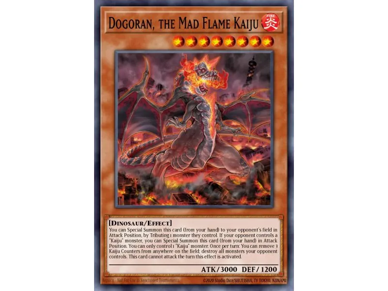 Dogoran, the Mad Flame Kaiju (Super Rare)