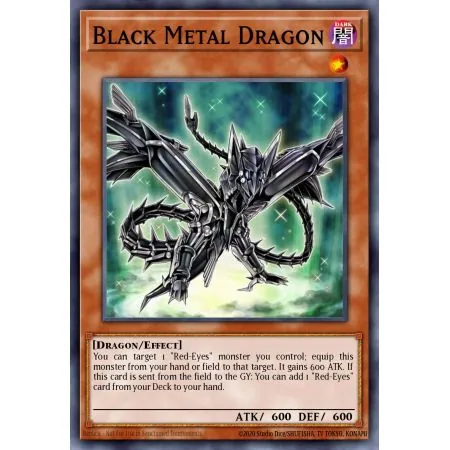 Black Metal Dragon (Super Rare)