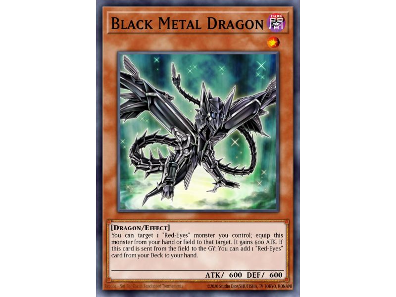 Black Metal Dragon (Super Rare)