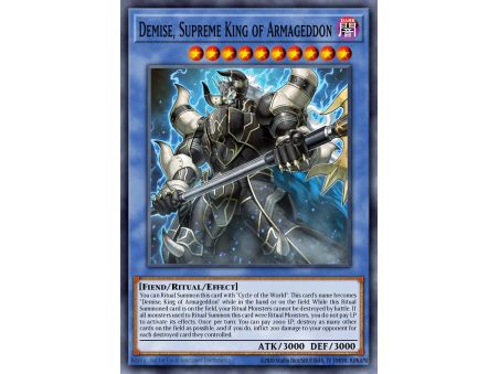 Demise, Supreme King of Armageddon (Super Rare)