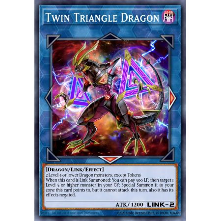 Twin Triangle Dragon (Super Rare)