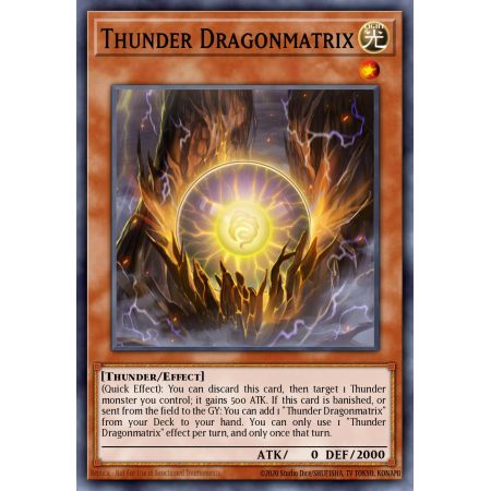 Thunder Dragonmatrix (Super Rare)