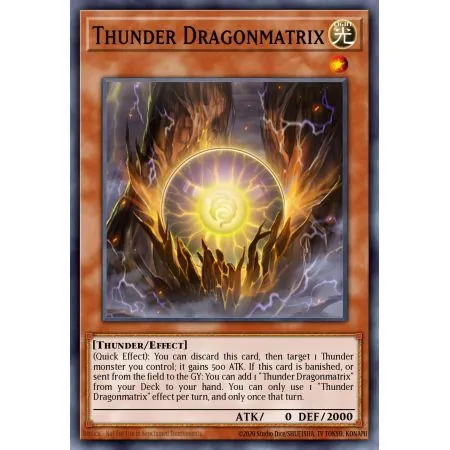 Thunder Dragonmatrix (Super Rare)