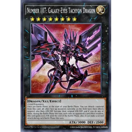Number 107: Galaxy-Eyes Tachyon Dragon (Common)