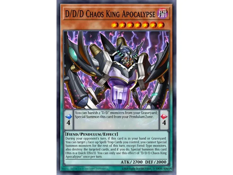 D/D/D Chaos King Apocalypse (Ultra Rare)