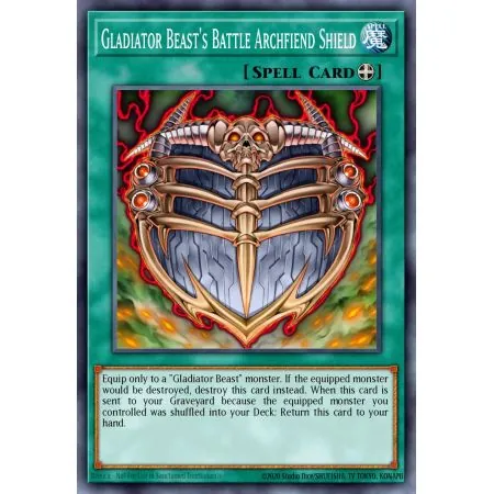 Gladiator Beast's Battle Archfiend Shield (Common)