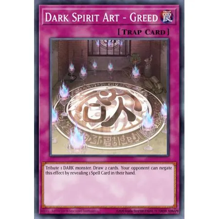 Dark Spirit Art - Greed (Rare)