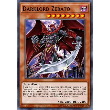 Darklord Zerato (Secret Rare)