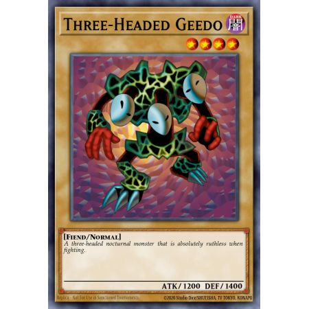 Three-Headed Geedo (Common)