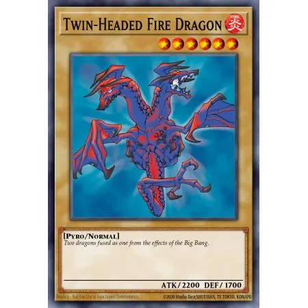 Twin-Headed Fire Dragon (Common)