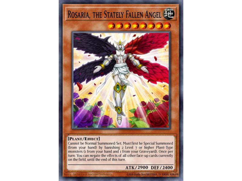 Rosaria, the Stately Fallen Angel (Secret Rare)