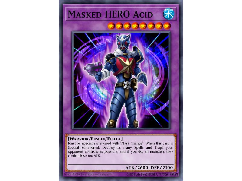 Masked HERO Acid (Secret Rare)