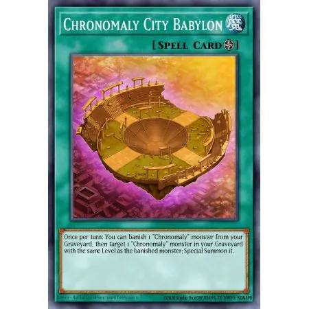 Chronomaly City Babylon (Gold Secret Rare)