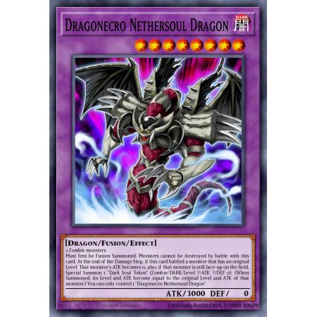 Dragonecro Nethersoul Dragon (Gold Secret Rare)