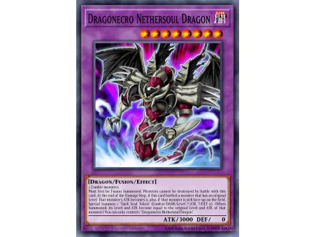 Dragonecro Nethersoul Dragon (Gold Secret Rare)