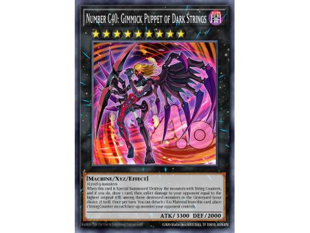 Number C40: Gimmick Puppet of Dark Strings (Gold Secret Rare)