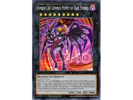 Number C40: Gimmick Puppet of Dark Strings (Gold Secret Rare)