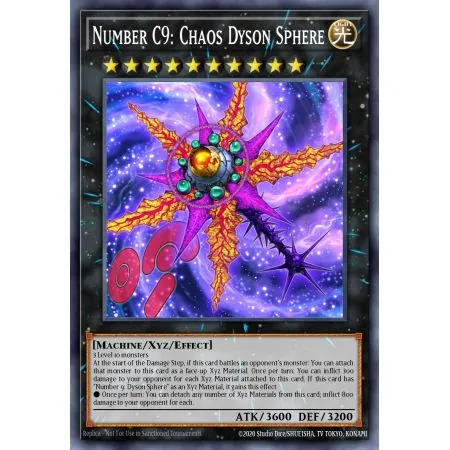 Number C9: Chaos Dyson Sphere (Gold Secret Rare)
