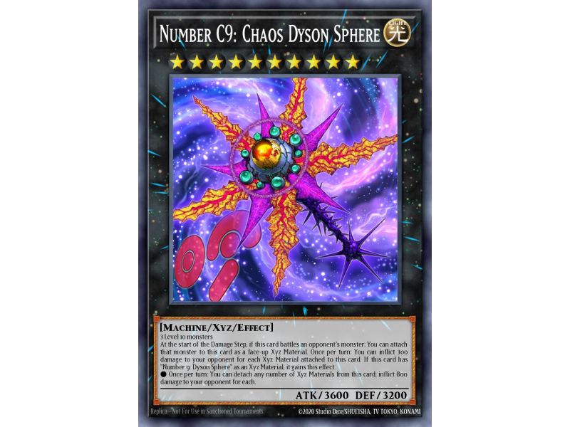Number C9: Chaos Dyson Sphere (Gold Secret Rare)