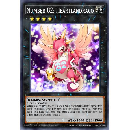 Number 82: Heartlandraco (Gold Secret Rare)