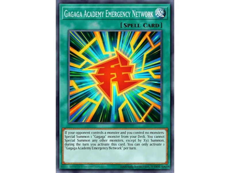Gagaga Academy Emergency Network (Gold Secret Rare)